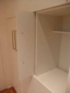 White Cabinets-Kitchen Tek                         